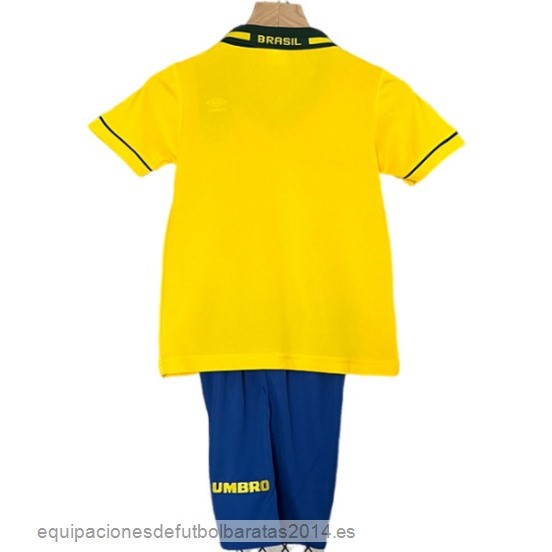 Nuevo 1ª Conjunto De Niños Brasil Retro 1994 Amarillo Baratas